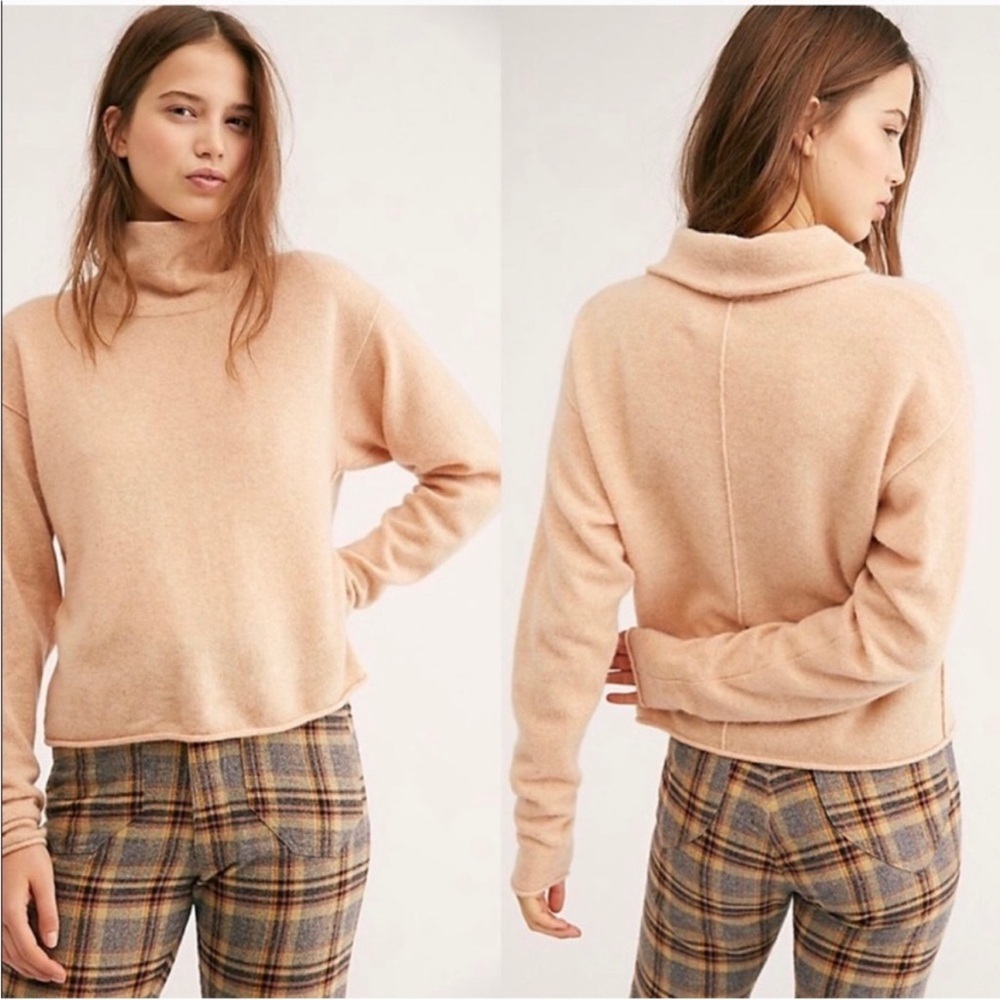 Unlisted Women's Peach Turtleneck Sweater